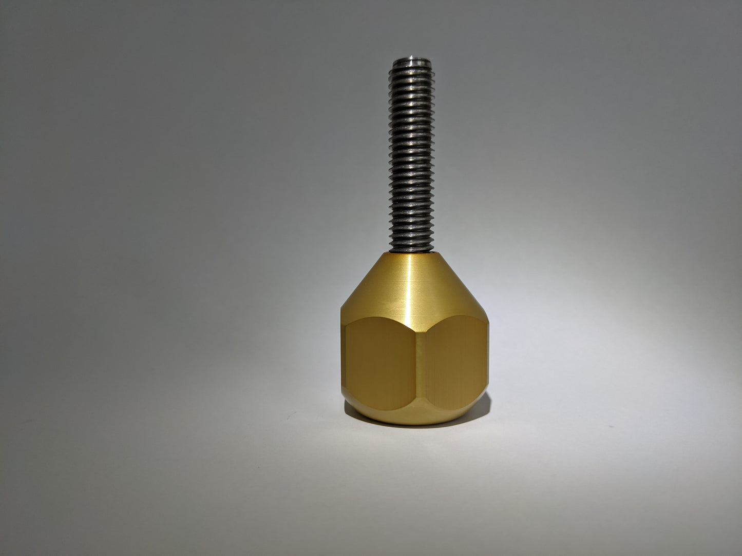 Yak cheese stick accessory for the Treat Clincher. Gold handle.