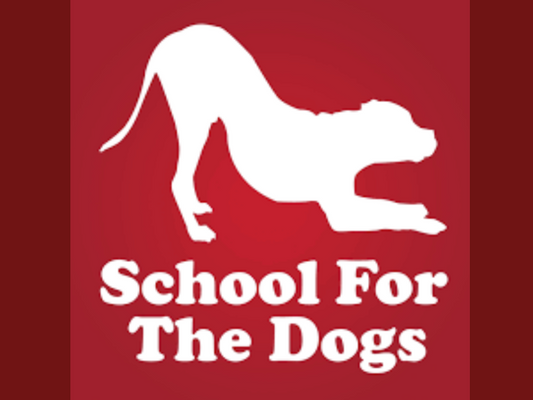 Logo for School for the Dogs in New York.
